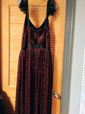 Eloquii 55' red and black dress